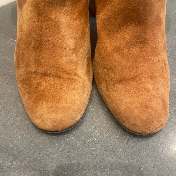 Aquazarra Brown Suede Ankle Booties Size 38.5 - Picture 4 of 13